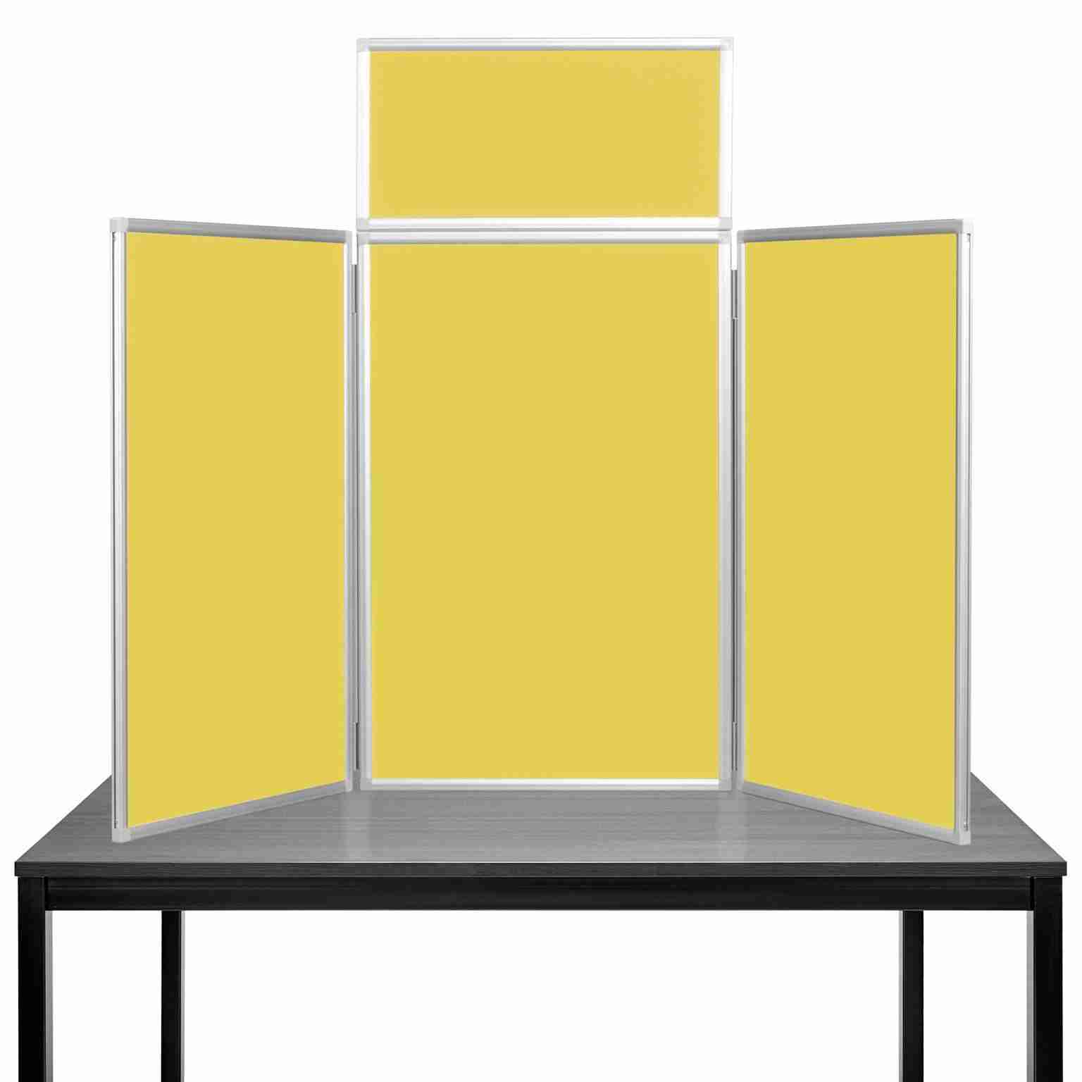 3 Panel Maxi Desktop Display Kit (Aluminium Frame) - Event Displays