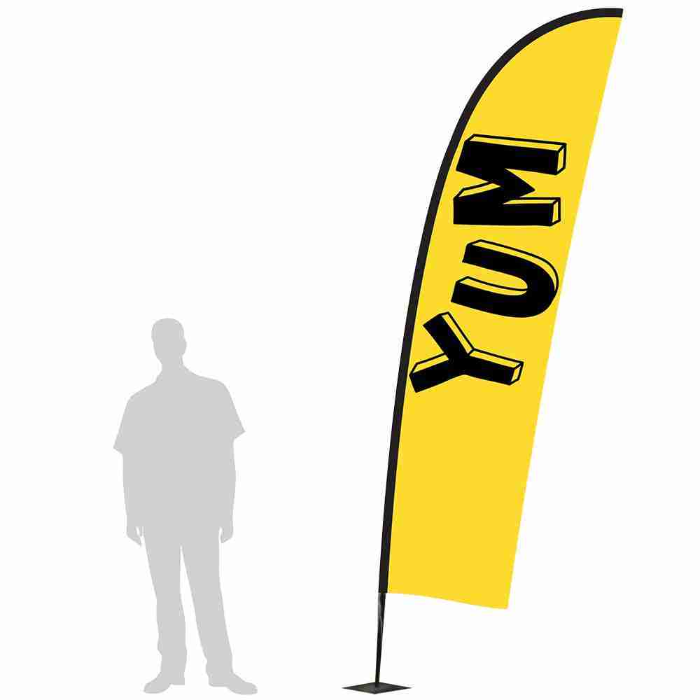 Zoom+ Feather Flag - Medium (3.2m Height)