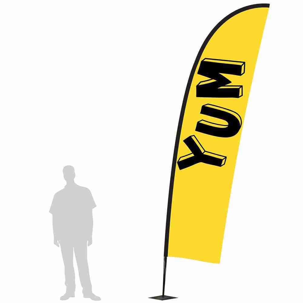 Zoom+ Feather Flag - Large (4m Height)