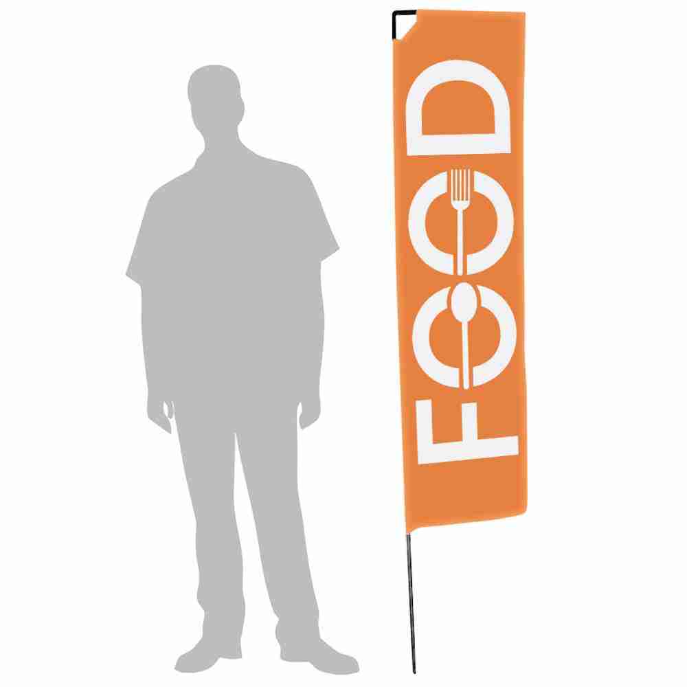 Zoom+ Edge Flag - Small (2m Height)